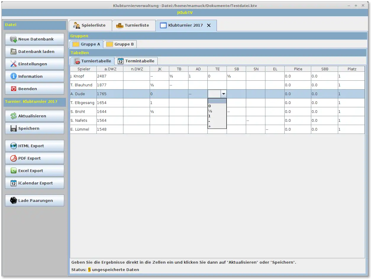 Mag-download ng web tool o web app Chess Round Robin Manager