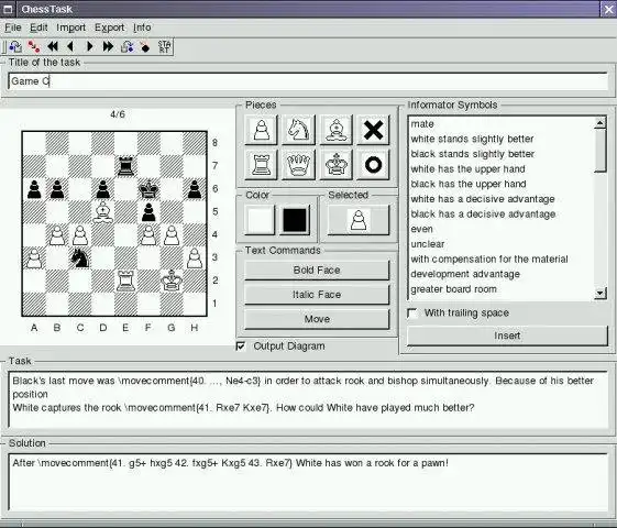 Download web tool or web app ChessTask to run in Linux online