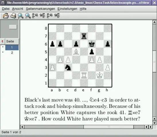 Download webtool of web-app ChessTask om online in Windows online via Linux te draaien