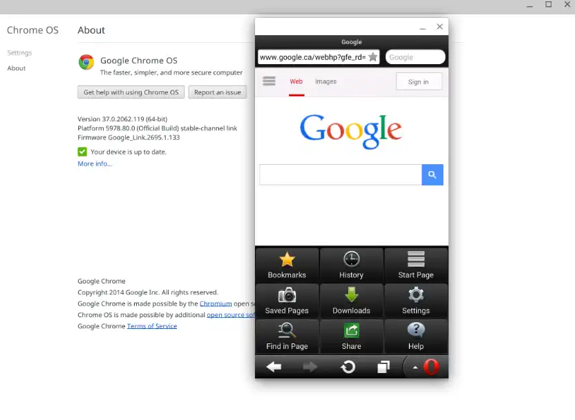 Download web tool or web app chromeos-apk