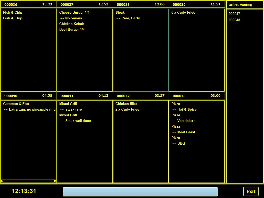 Download web tool or web app Chromis Kitchen Screen