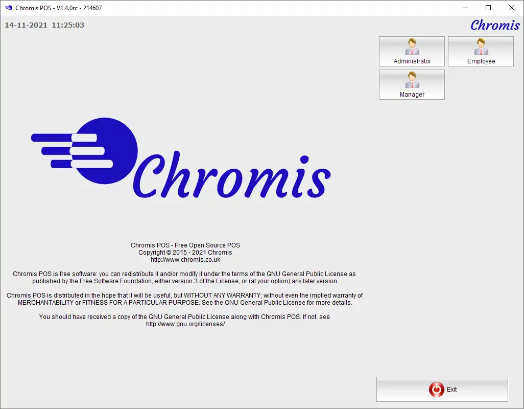 웹 도구 또는 웹 앱 Chromis POS 다운로드