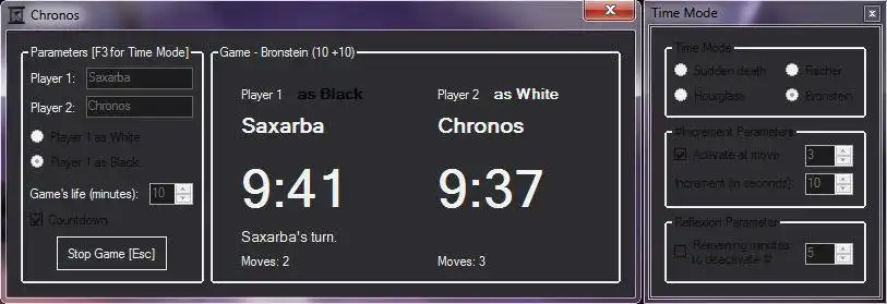 Download web tool or web app Chronos Chess Timer to run in Windows online over Linux online
