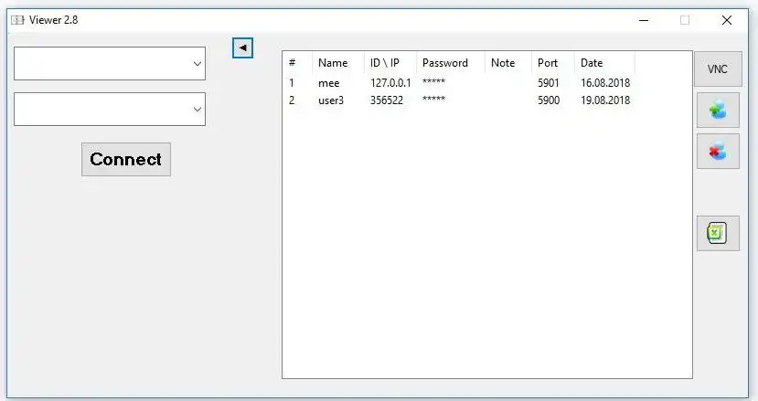 Download web tool or web app ChunkVNC Viewer 2