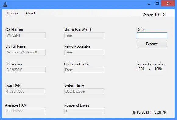 Mag-download ng web tool o web app na Ciellem SysInfo