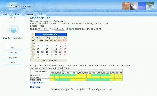 Download web tool or web app CiMe - Citas Médicas