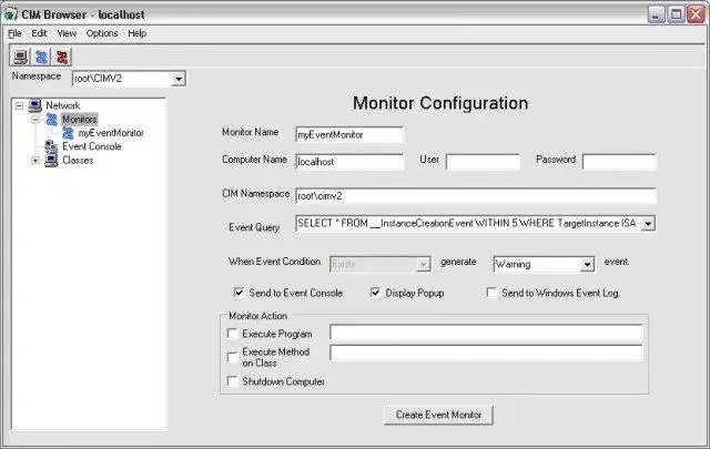 Download de webtool of webapp CIMOM Client Abstraction Layer