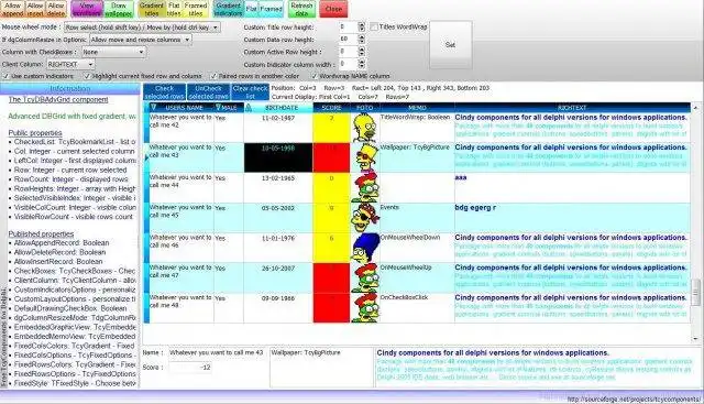 ابزار وب یا برنامه وب کامپوننت های سیندی را برای دلفی 7 و جدیدتر دانلود کنید