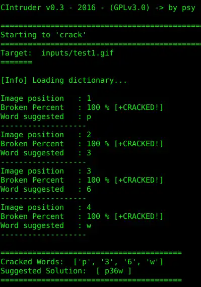 Download web tool or web app cintruder to run in Linux online