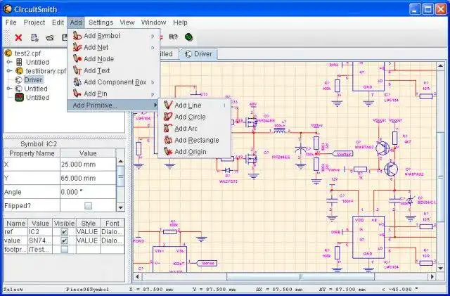 Download web tool or web app CircuitSmith