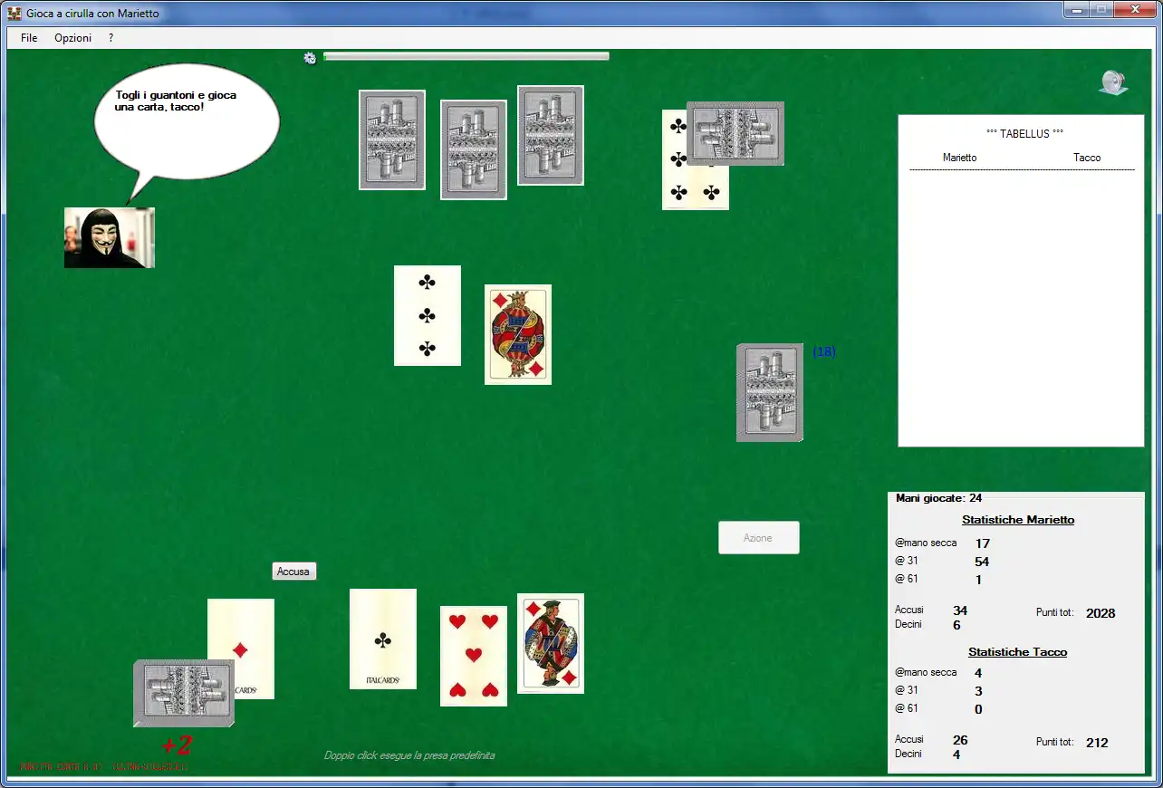 Download web tool or web app Cirulla con Marietto