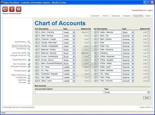 Laden Sie das Webtool oder die Web-App CIS – Customers Accounting Scheduleing herunter