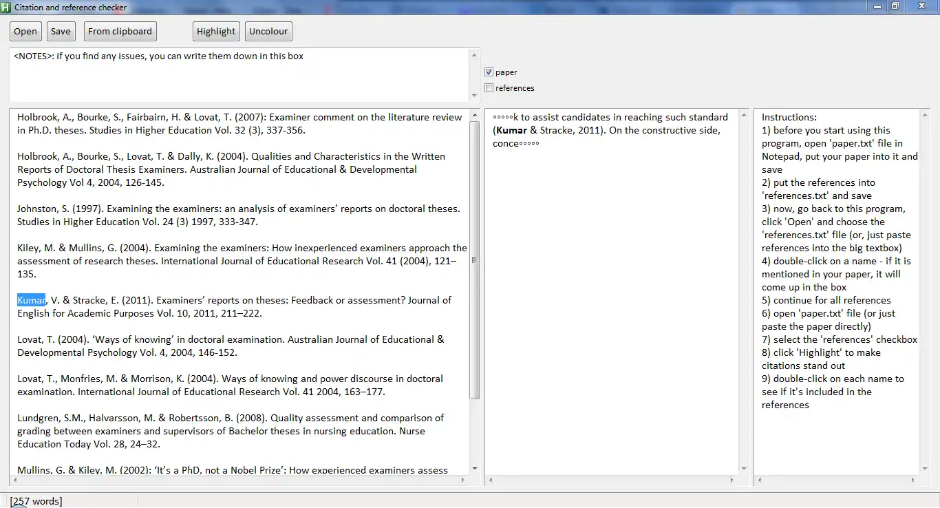 Download web tool or web app citation and reference checker