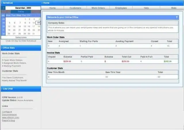 Download webtool of webapp Cite CRM