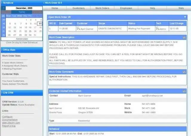 Download webtool of webapp Cite CRM