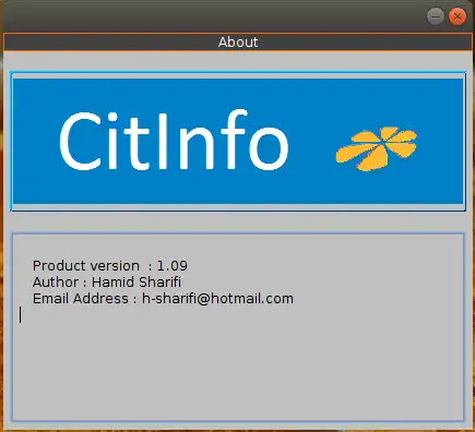 Download web tool or web app CitInfo