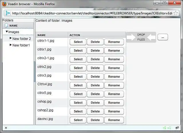 웹 도구 또는 웹 앱 CKEditor Java 커넥터 다운로드
