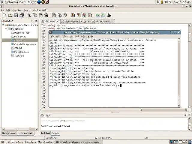Download web tool or web app ClamAv#