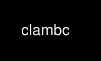 เรียกใช้ clambc ในผู้ให้บริการโฮสต์ฟรีของ OnWorks ผ่าน Ubuntu Online, Fedora Online, โปรแกรมจำลองออนไลน์ของ Windows หรือโปรแกรมจำลองออนไลน์ของ MAC OS