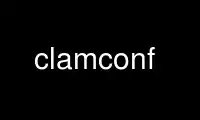 Run clamconf in OnWorks free hosting provider over Ubuntu Online, Fedora Online, Windows online emulator or MAC OS online emulator