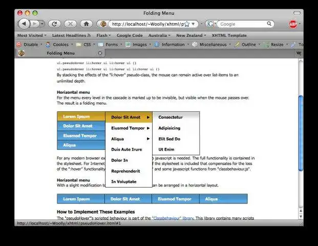Download web tool or web app classBehaviours