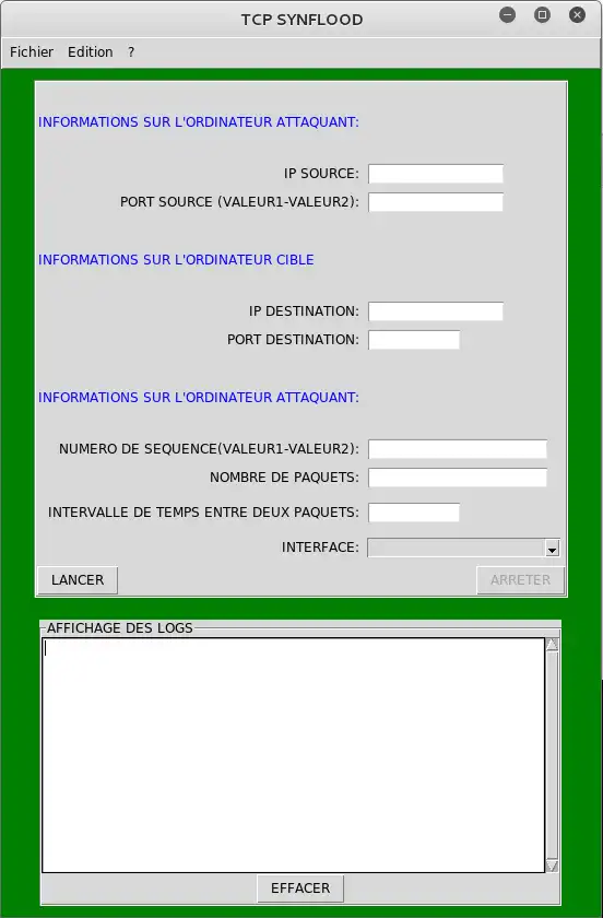 वेब टूल या वेब ऐप CLASS_DOS_ATTACKER डाउनलोड करें