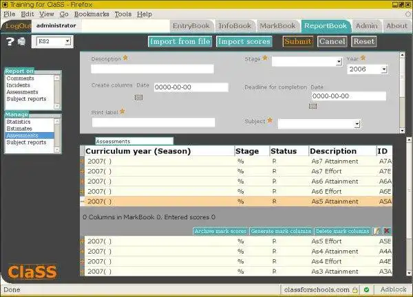 Descargue la herramienta web o la aplicación web ClaSS