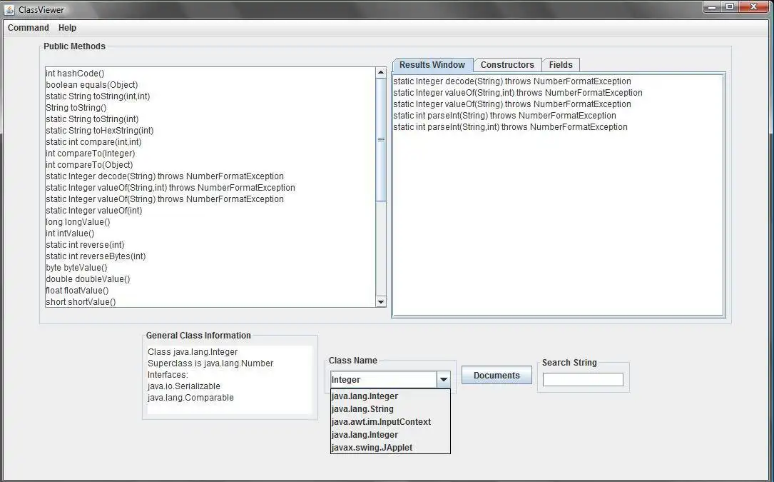 Mag-download ng web tool o web app na Class Viewer para sa Java