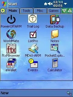 Scarica lo strumento web o l'app web cLaunch per PocketPC