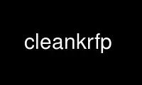 Run cleankrfp in OnWorks free hosting provider over Ubuntu Online, Fedora Online, Windows online emulator or MAC OS online emulator