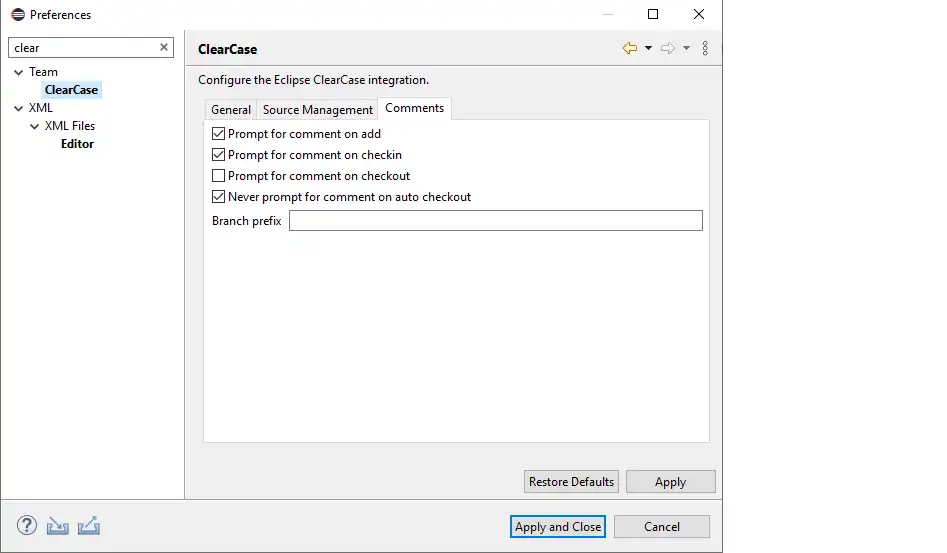 Download de webtool of webapp Clearcase-plug-in voor Eclipse
