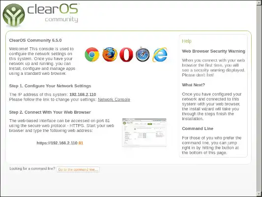 ClearOS gratuit online