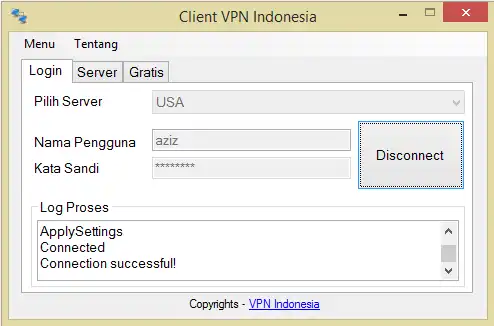 Mag-download ng web tool o web app Client VPN Indonesia