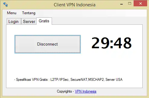 Скачать веб-инструмент или веб-приложение Клиент VPN Индонезия
