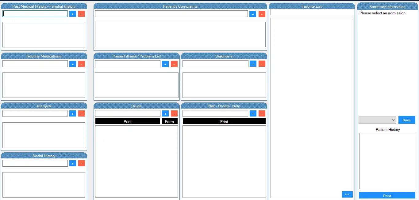 Download web tool or web app Clinic management program (Exir) - EMR