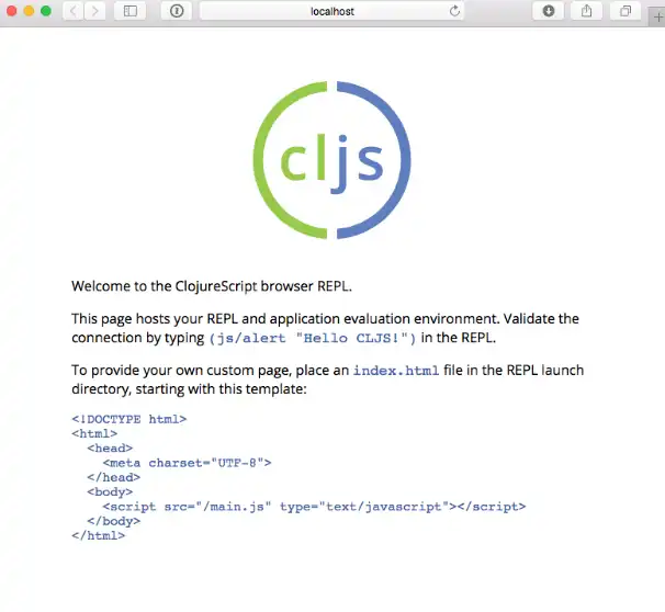 Download webtool of webapp ClojureScript