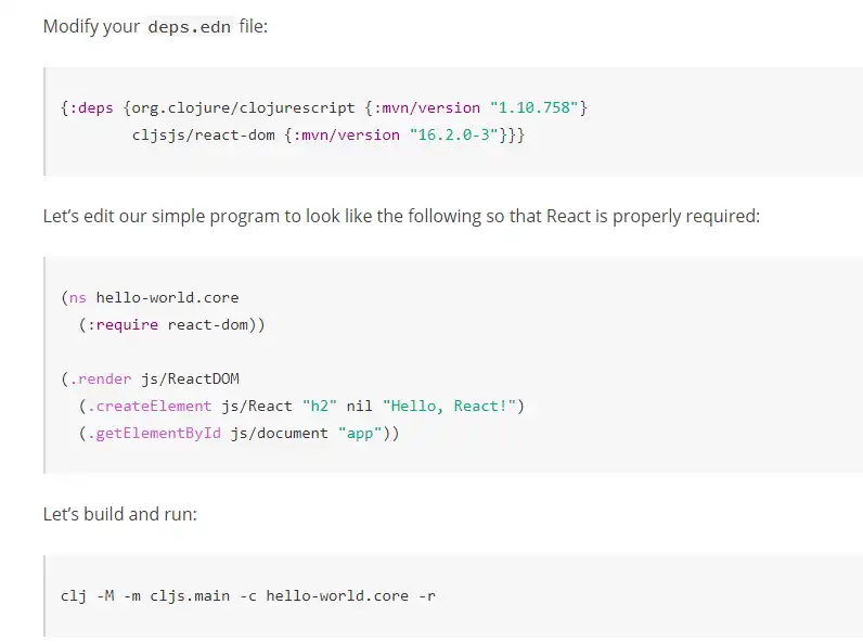 Télécharger l'outil Web ou l'application Web ClojureScript