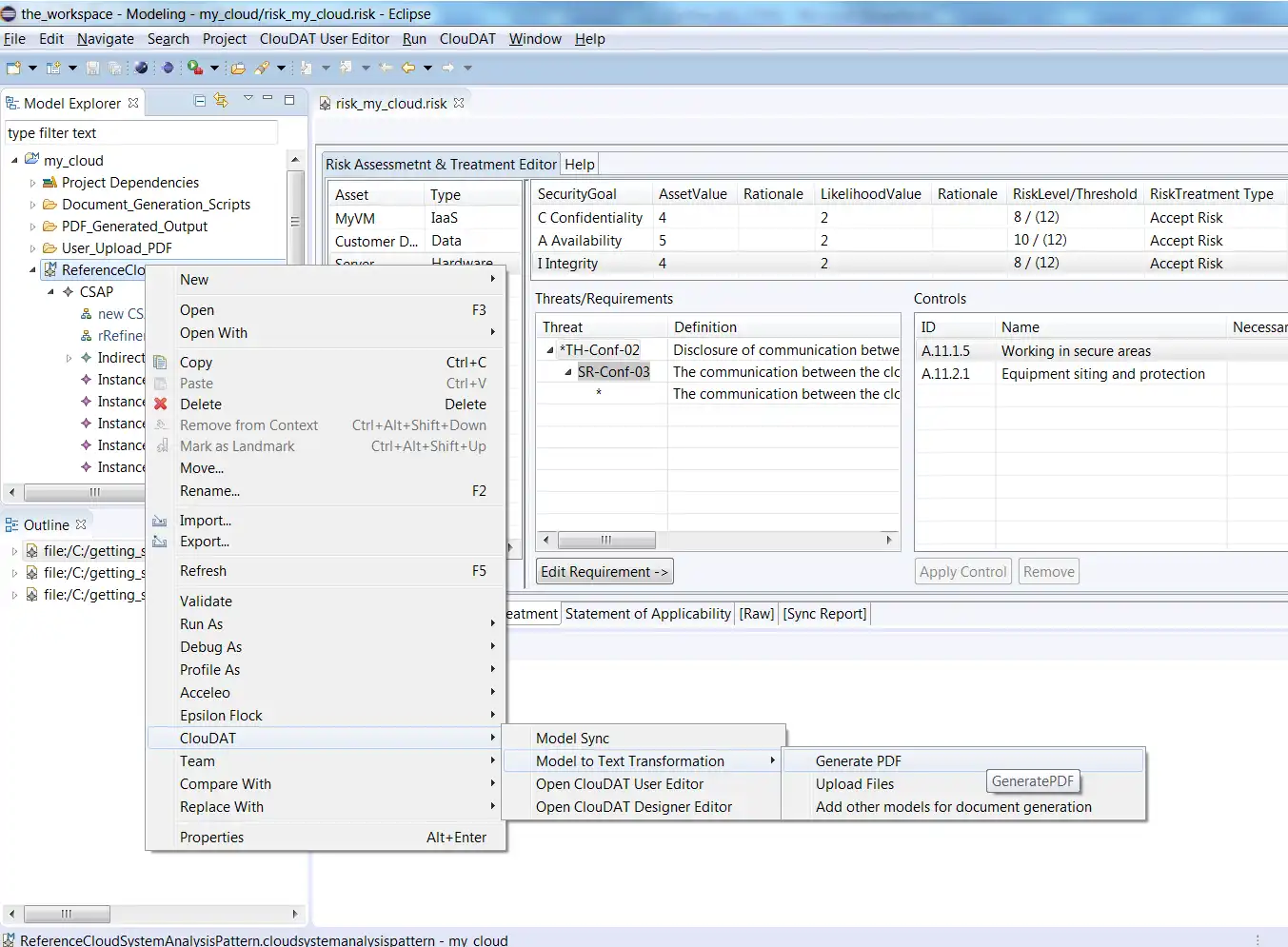 Descargue la herramienta web o la aplicación web ClouDAT