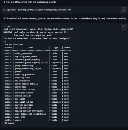 Загрузите веб-инструмент или веб-приложение CloudFoundry UAA.