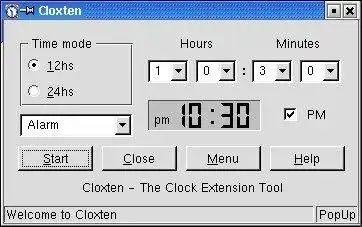 Web aracını veya web uygulamasını indirin Cloxten - Saat Uzantısı Aracı