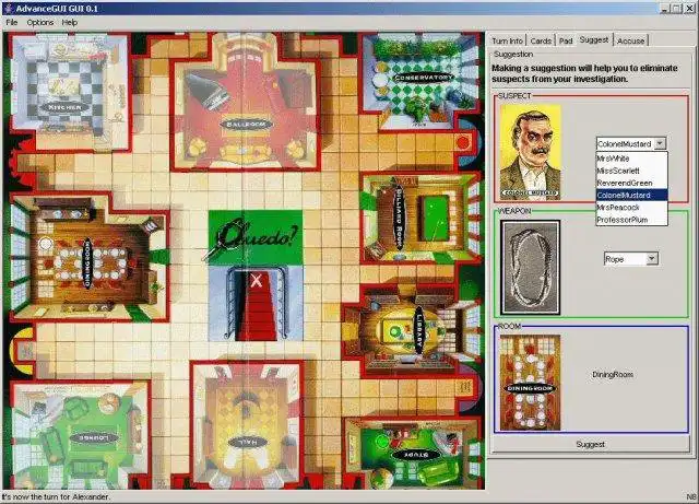 Download web tool or web app Cluedo to run in Windows online over Linux online