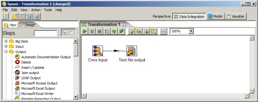 Download web tool or web app CMIS Input plugin for Pentaho