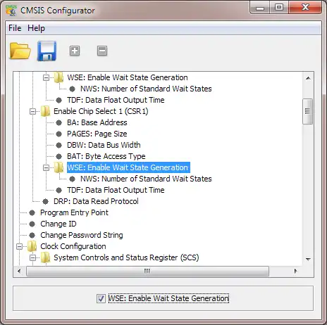 ดาวน์โหลดเครื่องมือเว็บหรือเว็บแอป CMSIS Configuration Wizard