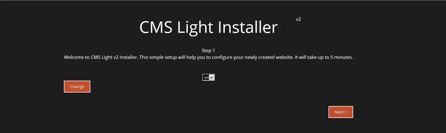 ابزار وب یا برنامه وب CMSLight را دانلود کنید