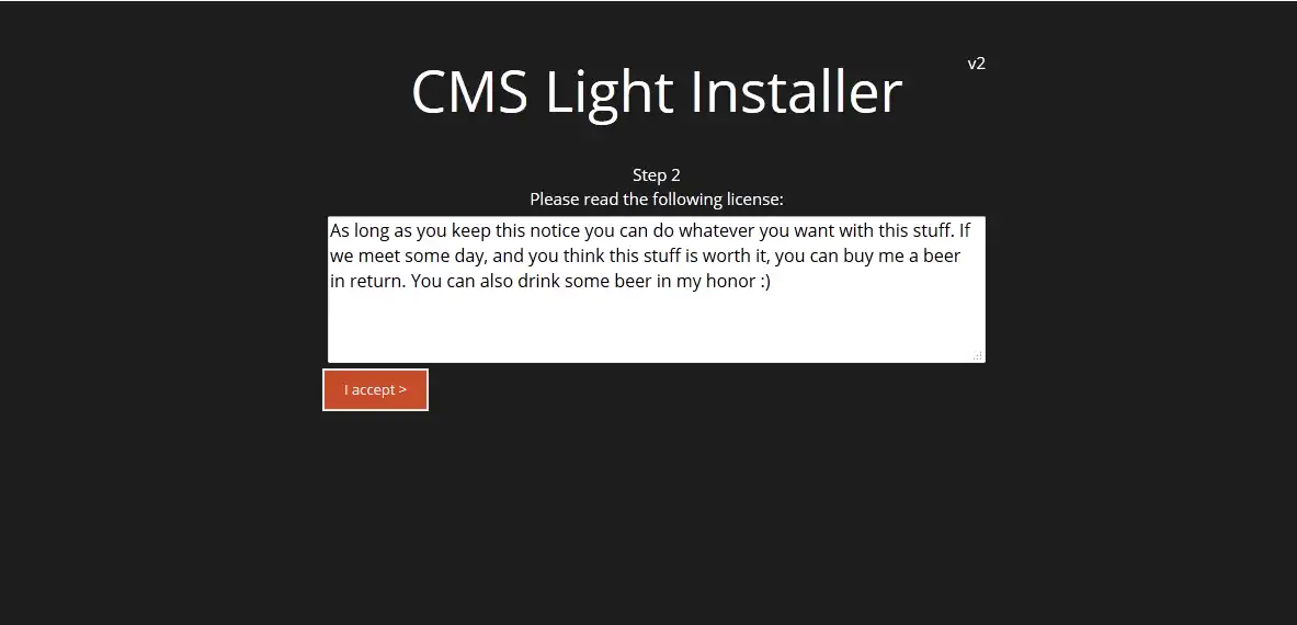 Mag-download ng web tool o web app CMSLight