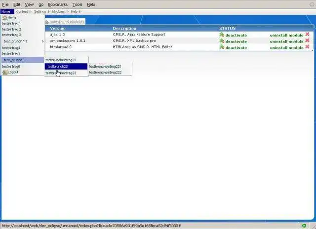 Download web tool or web app CMS.R. -  PHP and MySQL based