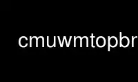 Run cmuwmtopbm in OnWorks free hosting provider over Ubuntu Online, Fedora Online, Windows online emulator or MAC OS online emulator