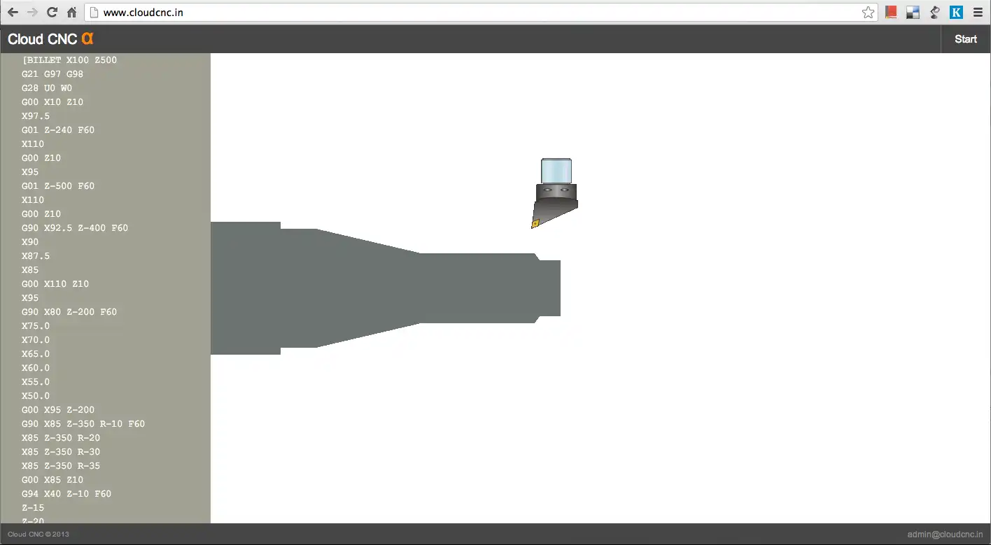 Descargar herramienta web o aplicación web CNC Simulator