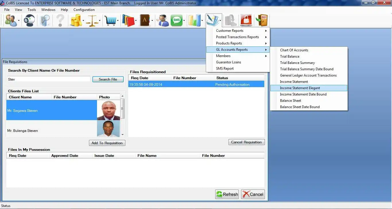 Download web tool or web app CoBIS Banking / Microfinance Software  
