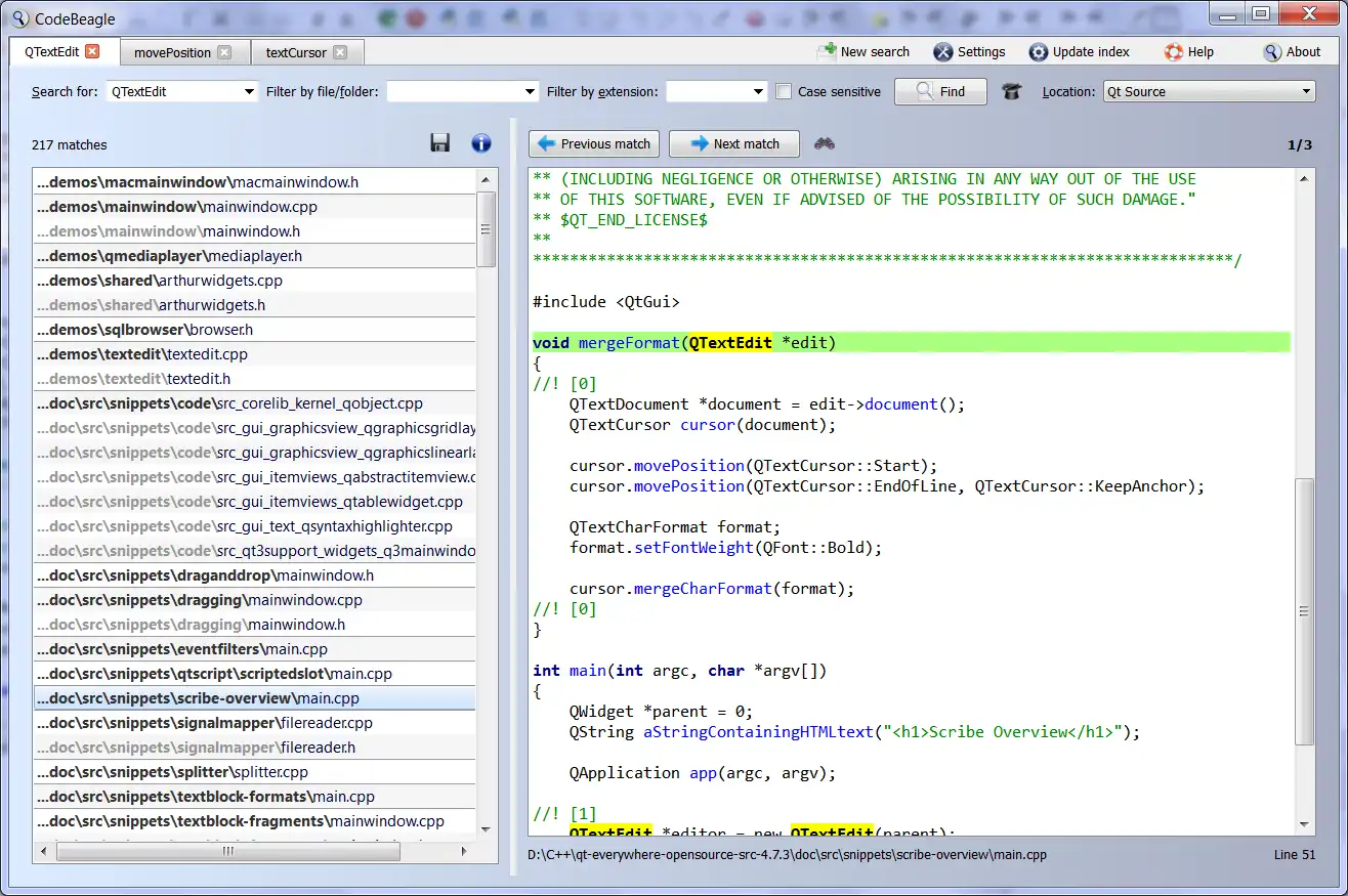 Download web tool or web app CodeBeagle